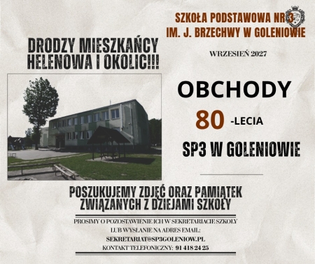 80-lecie naszej szkoły – świętujemy razem!