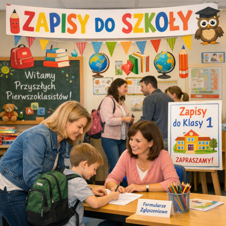 Zapisy do klasy pierwszej – rok szkolny 2026/2027