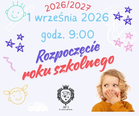 ROZPOCZĘCIE ROKU SZKOLNEGO 2026/2027