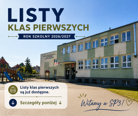 LISTY KLAS PIERWSZYCH – ROK SZKOLNY 2026/2027